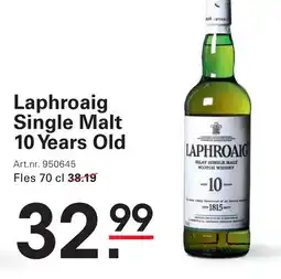 Sligro Laphroaig Single Malt 10 Years Old aanbieding