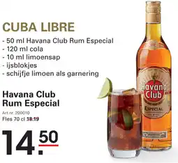 Sligro Havana Club Rum Especial aanbieding