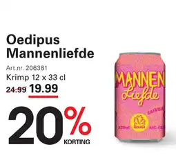 Sligro Oedipus Mannenliefde aanbieding