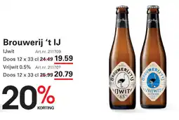 Sligro Brouwerij 't IJ aanbieding