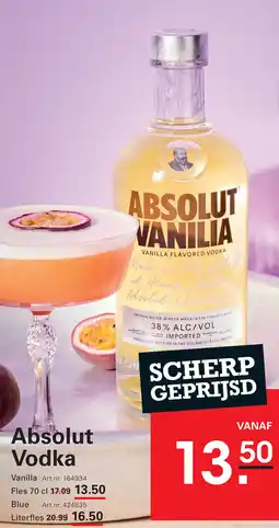 Sligro Absolut Vodka aanbieding