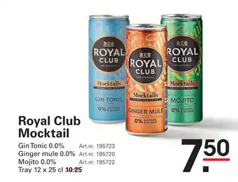 Sligro Royal Club Mocktail aanbieding