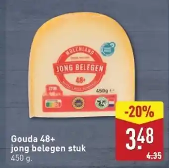 ALDI Gouda 48+ jong belegen stuk aanbieding