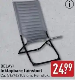 ALDI Belavi Inklapbare tuinstoel aanbieding