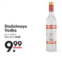 Sligro Stolichnaya Vodka aanbieding