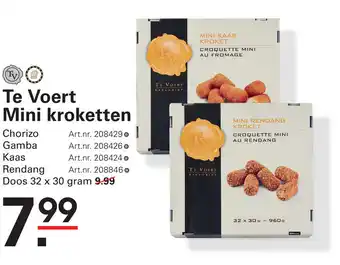 Sligro Te Voert Mini kroketten aanbieding