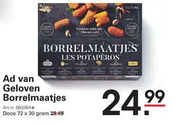 Sligro Ad van Geloven Borrelmaatjes aanbieding