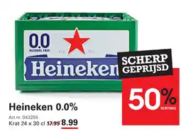 Sligro Heineken 0.0% aanbieding