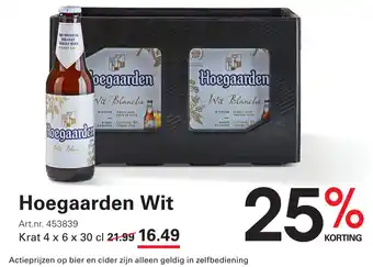 Sligro Hoegaarden Wit aanbieding