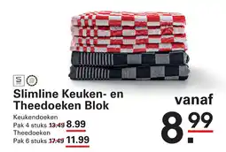 Sligro Slimline Keuken en Theedoeken Blok aanbieding