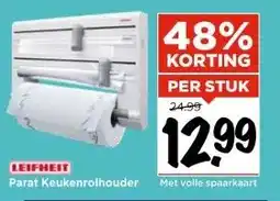 Vomar Voordeelmarkt LEIFHEIT Parat Keukenrolhouder aanbieding