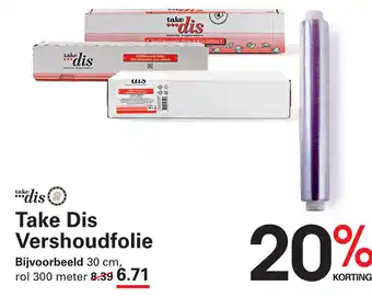 Sligro Take Dis Vershoudfolie aanbieding