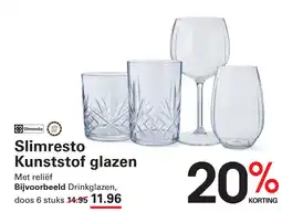 Sligro Slimresto Kunststof glazen aanbieding