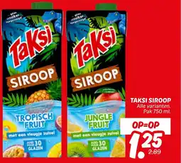 Dekamarkt Taksi siroop aanbieding