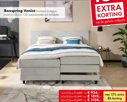 Woonsquare Boxspring Venice aanbieding