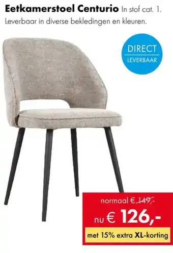 Woonsquare Eetkamerstoel Centurio aanbieding