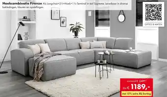 Woonsquare Hoekcombinatie Firenze aanbieding