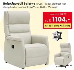 Woonsquare Relaxfauteuil Salerno aanbieding