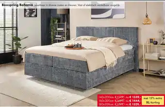 Woonsquare Boxspring Bahama aanbieding