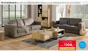 Woonsquare 212+2 zits Modena aanbieding