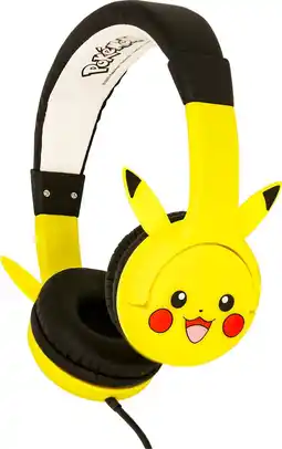 Bol.com Pokémon - Pikachu - junior koptelefoon met oortjes - volumebegrenzing - verstelbaar aanbieding