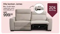 Leen Bakker Alle banken James aanbieding