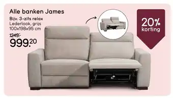 Leen Bakker Alle banken James aanbieding