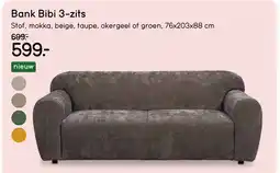 Leen Bakker Bank Bibi 3 zits aanbieding