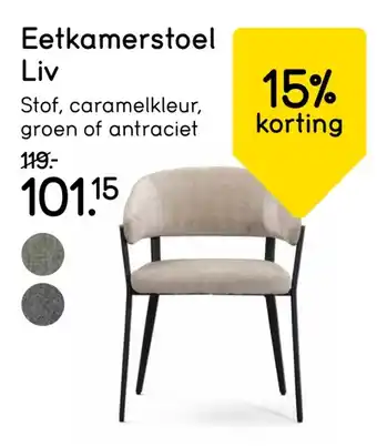Leen Bakker Eetkamerstoel Liv aanbieding