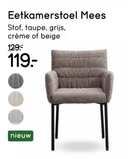 Leen Bakker Eetkamerstoel Mees aanbieding