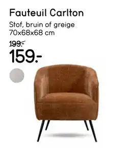 Leen Bakker Fauteuil Carlton aanbieding