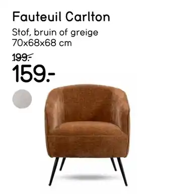 Leen Bakker Fauteuil Carlton aanbieding
