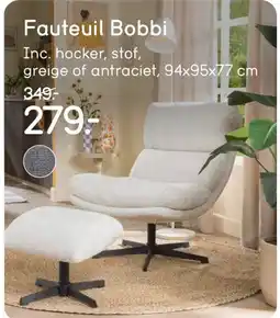 Leen Bakker Fauteuil Bobbi aanbieding