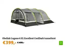 Obelink Obelink Lugano 6 XL Excellent CoolDark tunneltent aanbieding