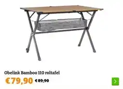 Obelink Obelink Bamboo 110 roltafel aanbieding