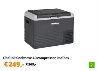 Obelink Obelink Coolmove 40 compressor koelbox aanbieding