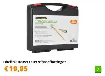Obelink Obelink Heavy Duty schroefharingen aanbieding