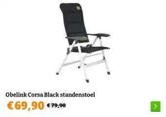 Obelink Obelink Corsa Black standenstoel aanbieding
