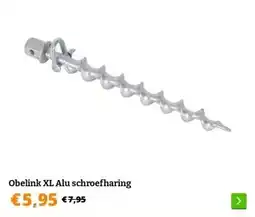 Obelink Obelink XL Alu schroefharing aanbieding