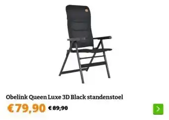 Obelink Obelink Queen Luxe 3D Black standenstoel aanbieding