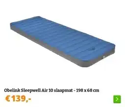 Obelink Obelink Sleepwell Air 10 slaapmat - 198 x 68 cm aanbieding