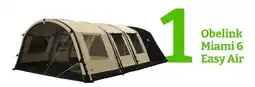 Obelink Obelink Miami 6 TC Easy Air opblaasbare tunneltent aanbieding