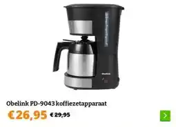Obelink Obelink PD-9043 koffiezetapparaat aanbieding