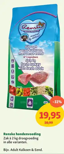 Maxi Zoo Renske hondenvoeding aanbieding