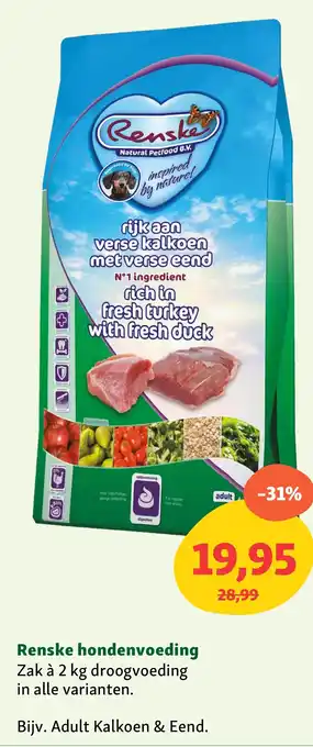 Maxi Zoo Renske hondenvoeding aanbieding