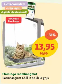 Maxi Zoo Flamingo raamhangmat aanbieding