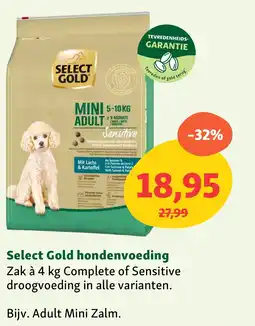 Maxi Zoo Select Gold hondenvoeding aanbieding