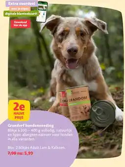 Maxi Zoo Grandorf hondenvoeding aanbieding
