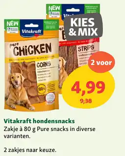 Maxi Zoo Vitakraft hondensnacks aanbieding
