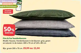 Maxi Zoo Fins & Fur hondenkussen aanbieding
